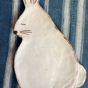 Ceramic Rabbit Plate